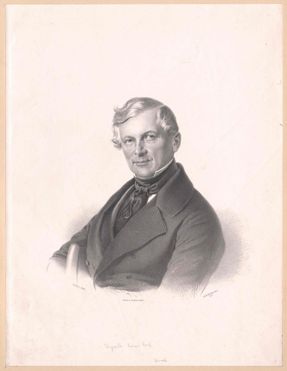 Joseph count Ugarte (imprimir) de Artist Unknown