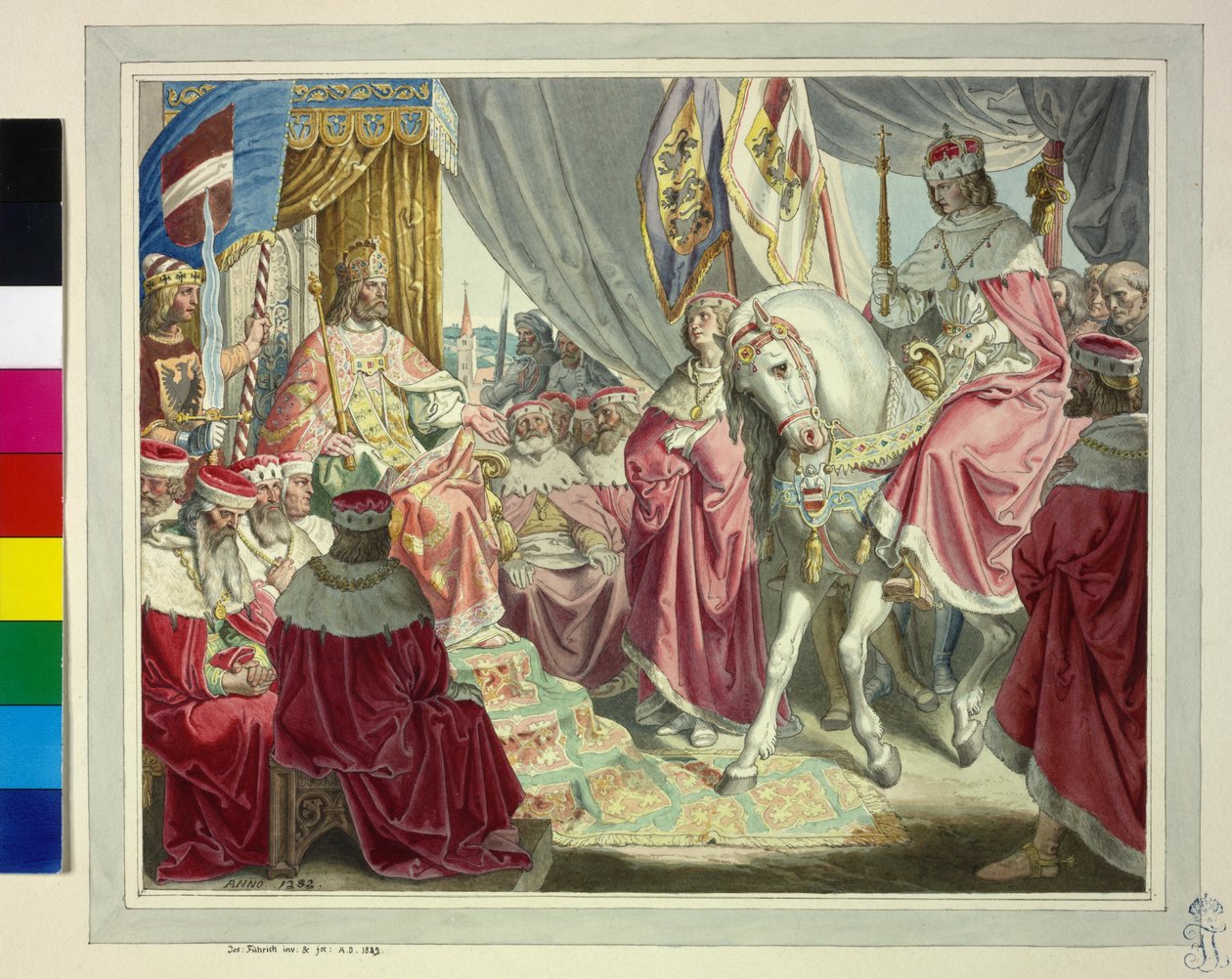 Rey Rodolfo I de Habsburgo de Artist Unknown