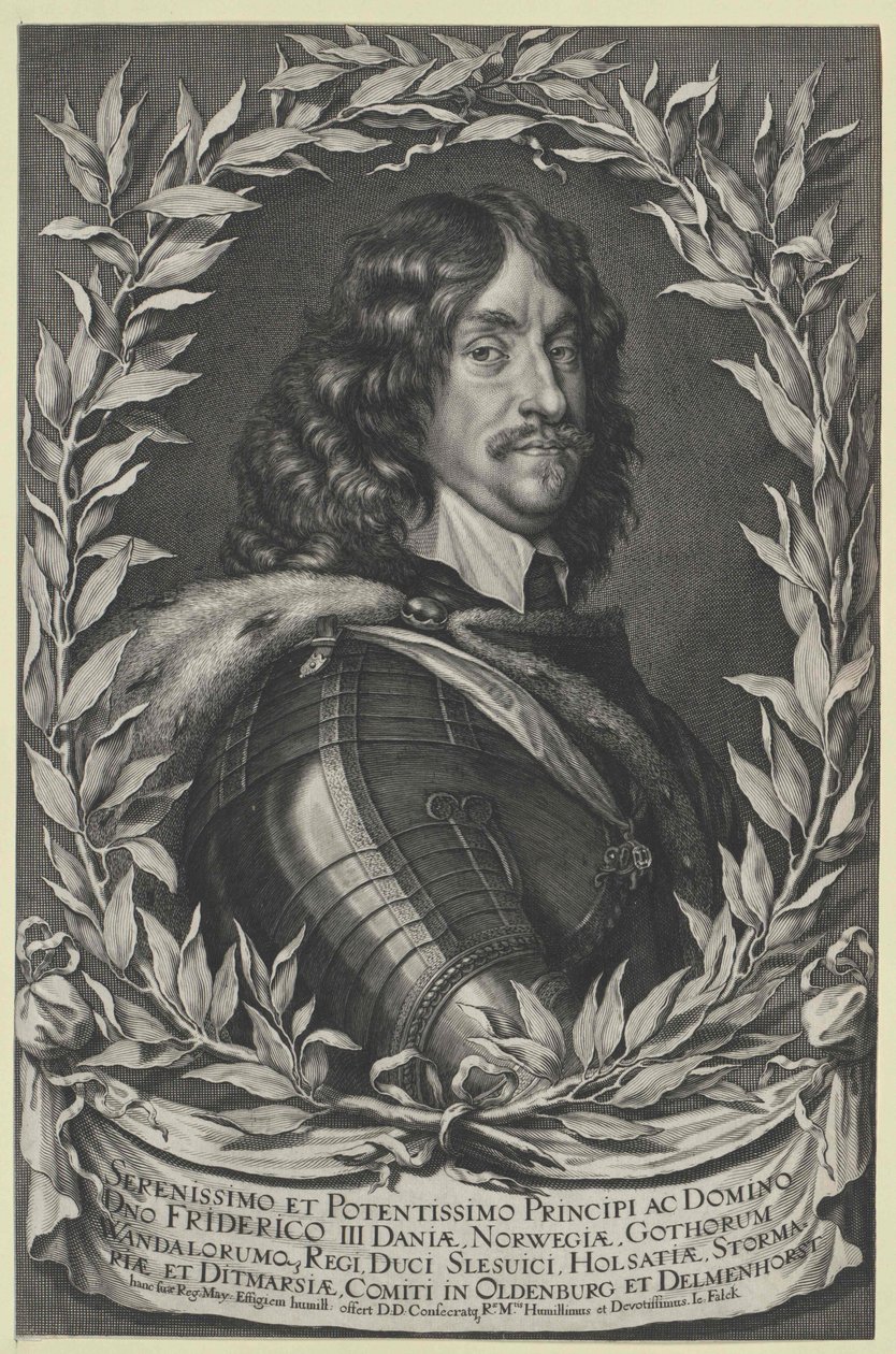 Rey de Dinamarca Federico III de Artist Unknown