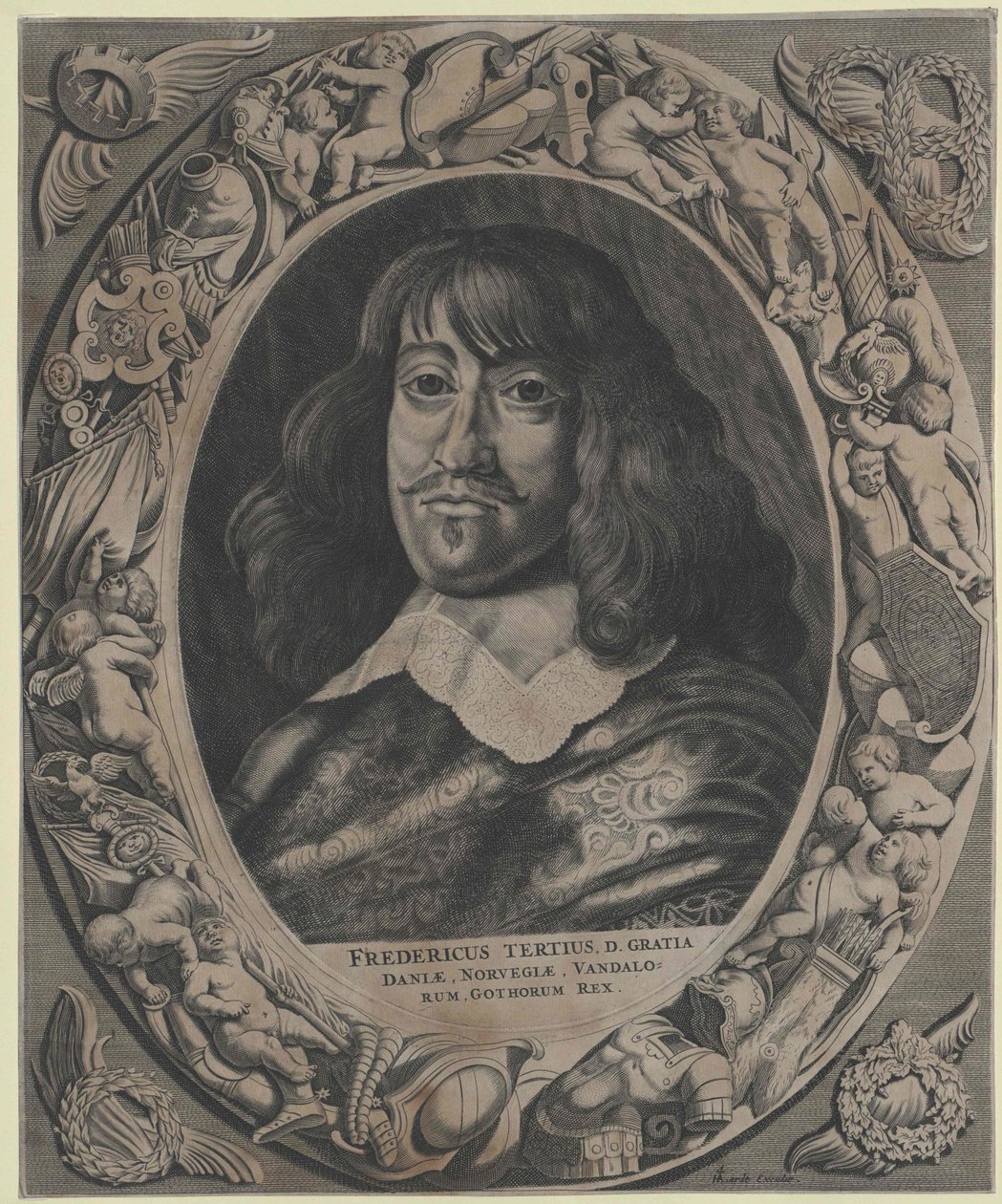 Rey de Dinamarca Federico III de Artist Unknown