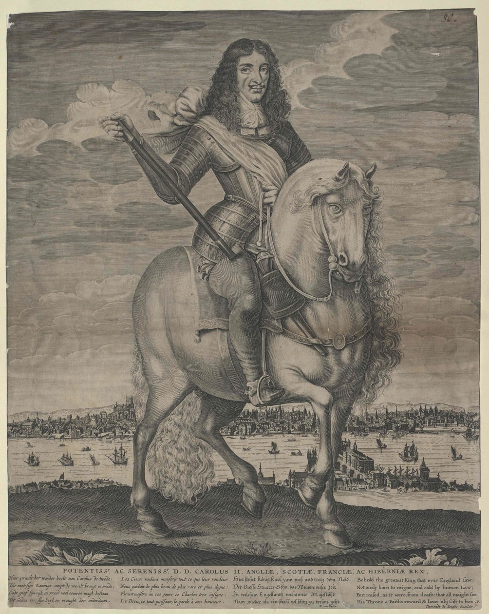 Rey de Inglaterra Carlos II de Artist Unknown