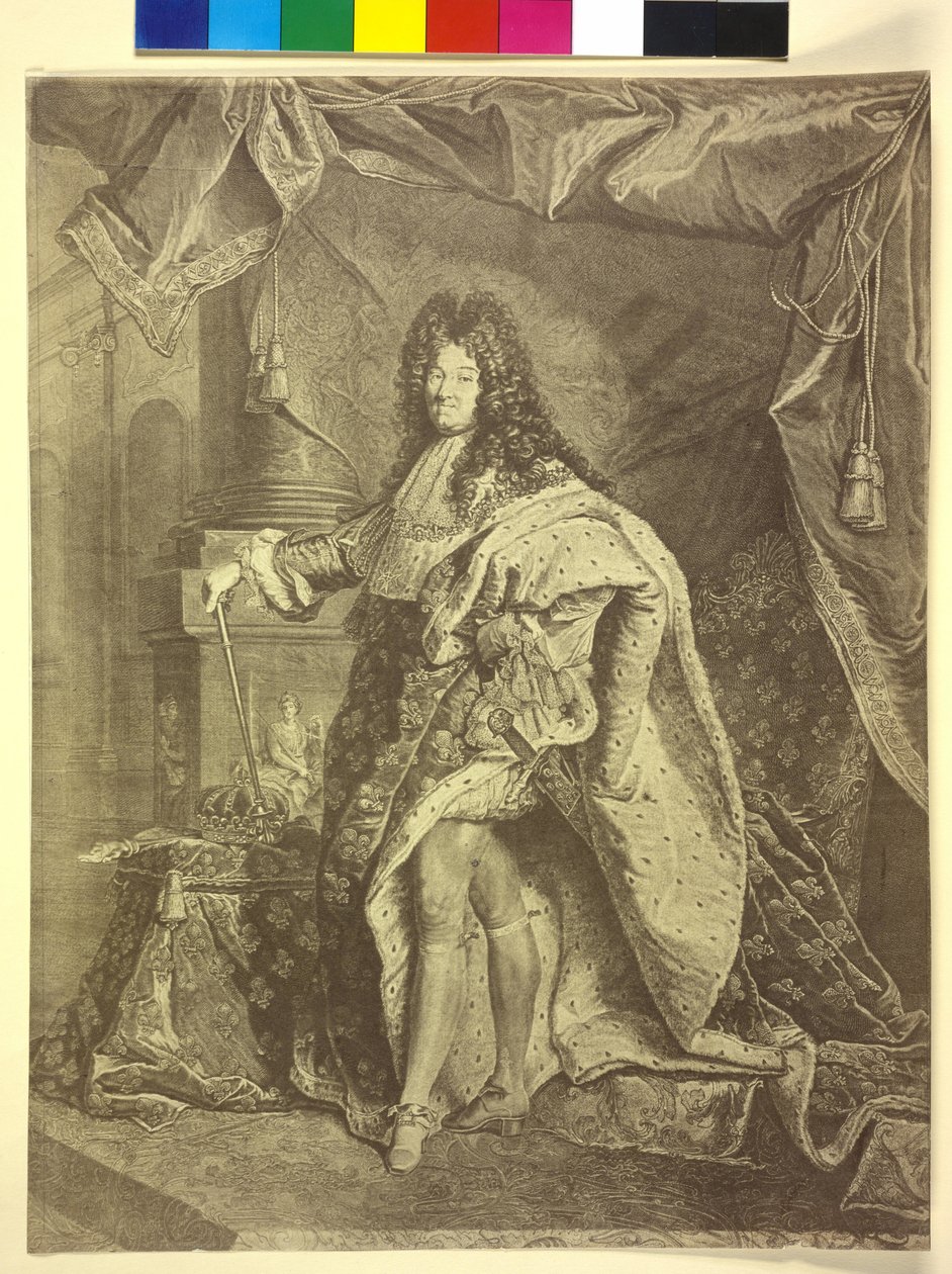 Rey de Francia Luis XIV de Artist Unknown