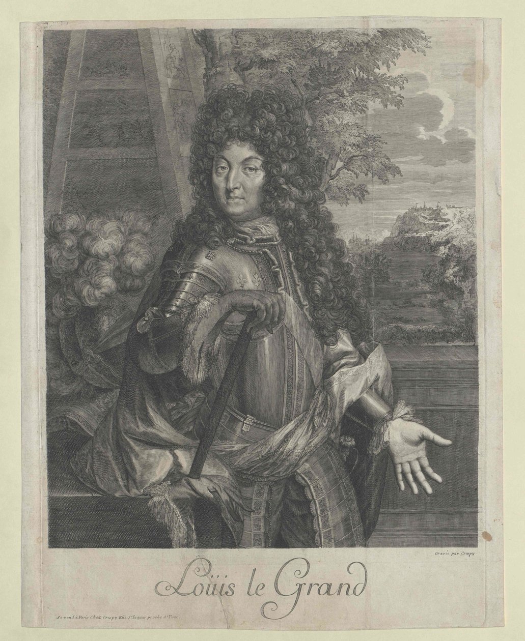 Rey de Francia Luis XIV de Artist Unknown