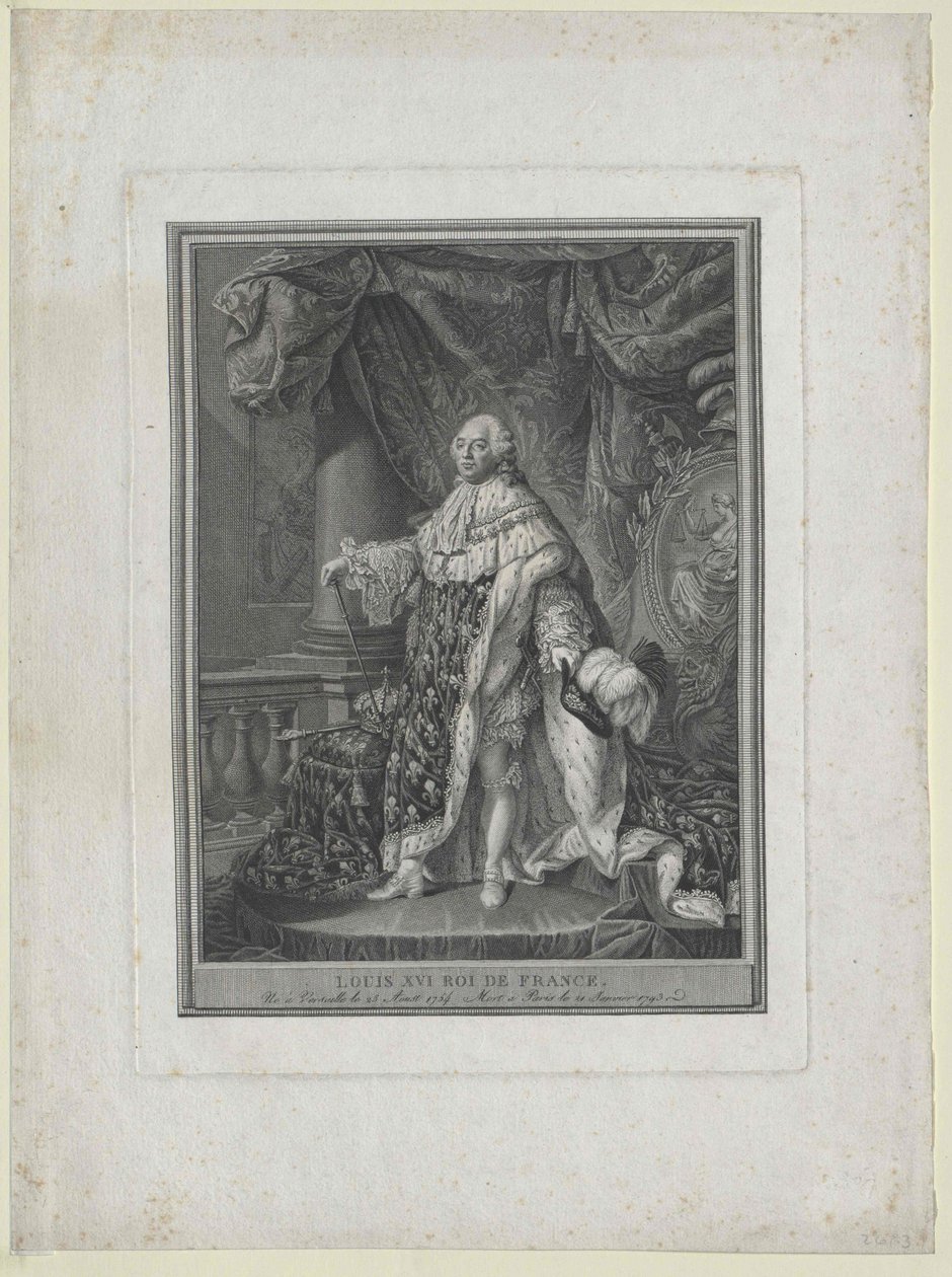 Rey de Francia Luis XVI de Artist Unknown