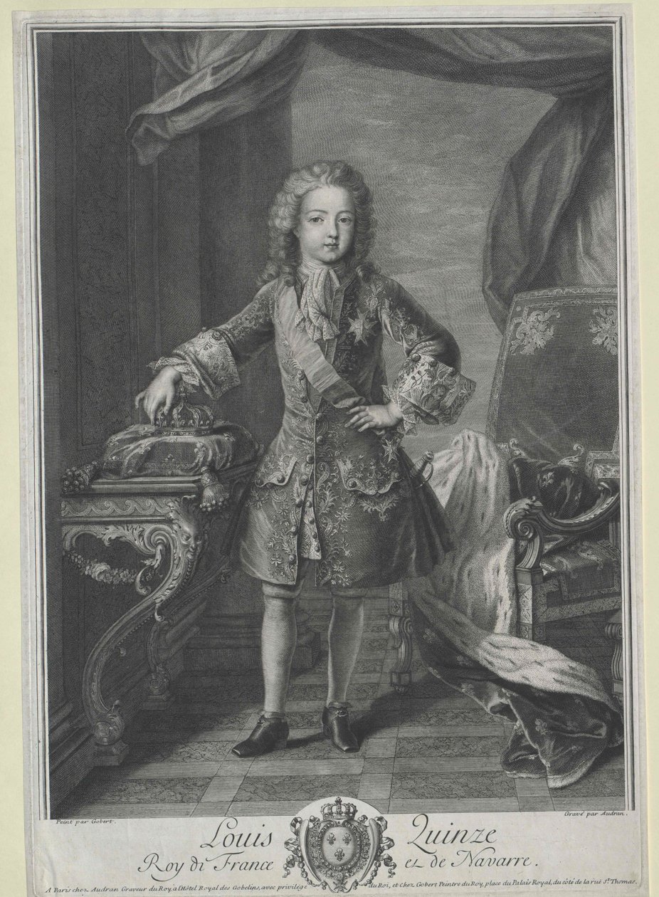 Rey de Francia Luis XV de Artist Unknown