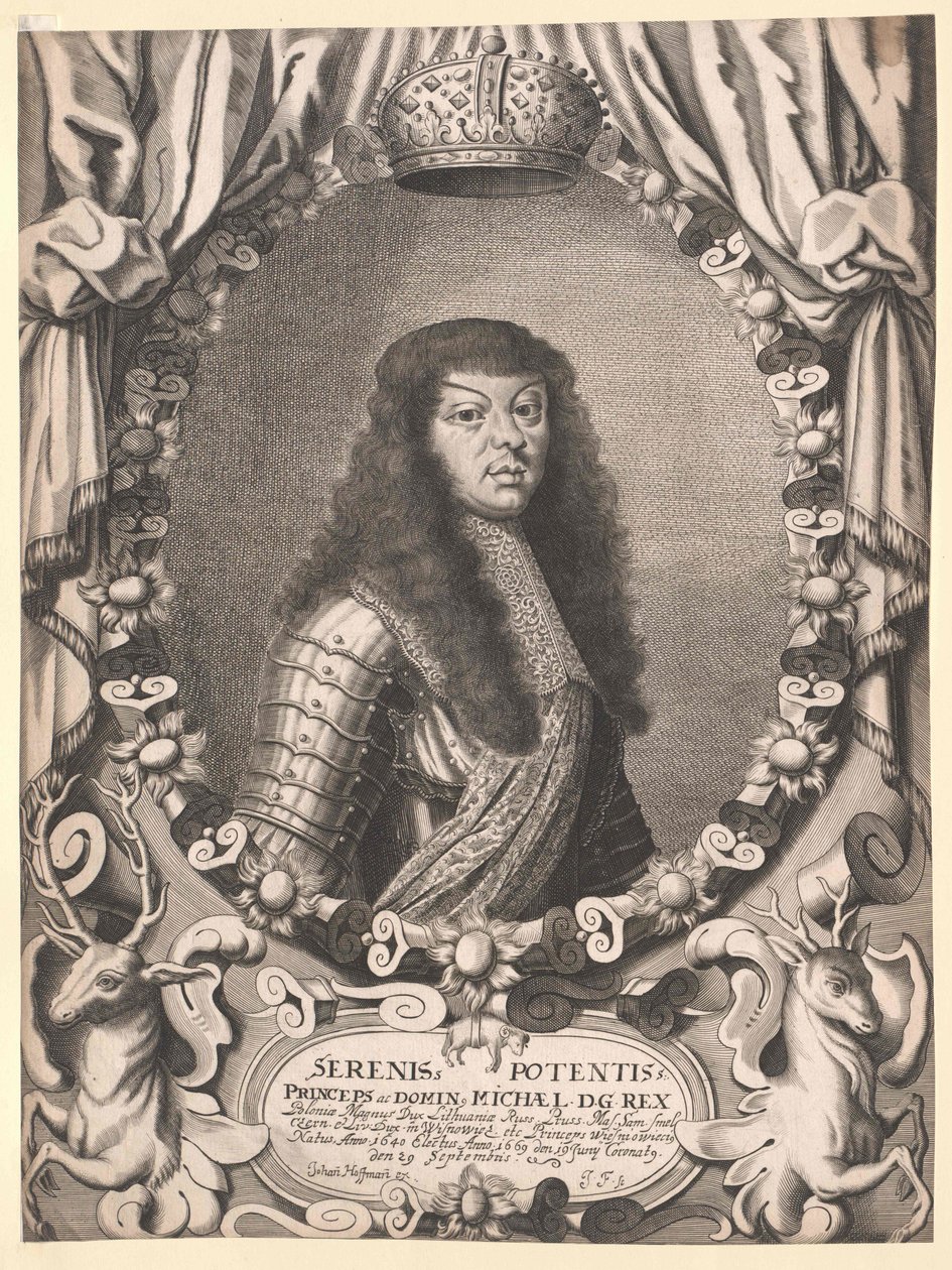 Rey de Polonia Michael Thomas Wiesniowiecz de Artist Unknown