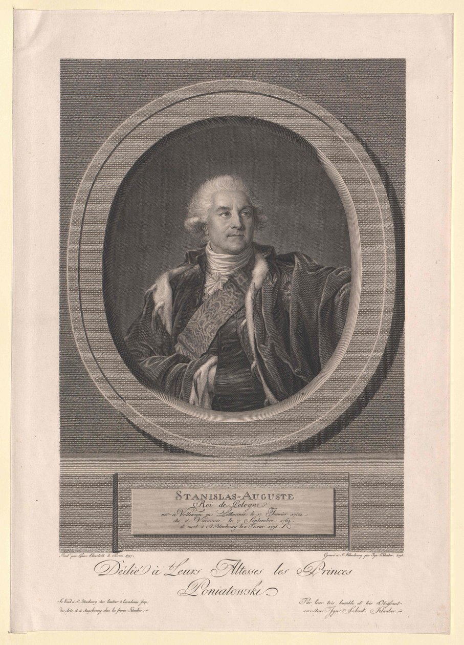 Rey de Polonia Estanislao II Augusto de Artist Unknown