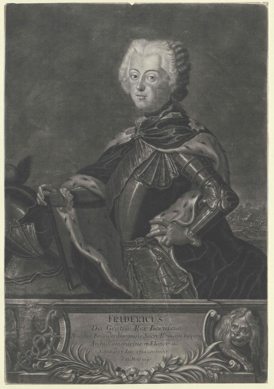 Rey de Prusia Federico II de Artist Unknown