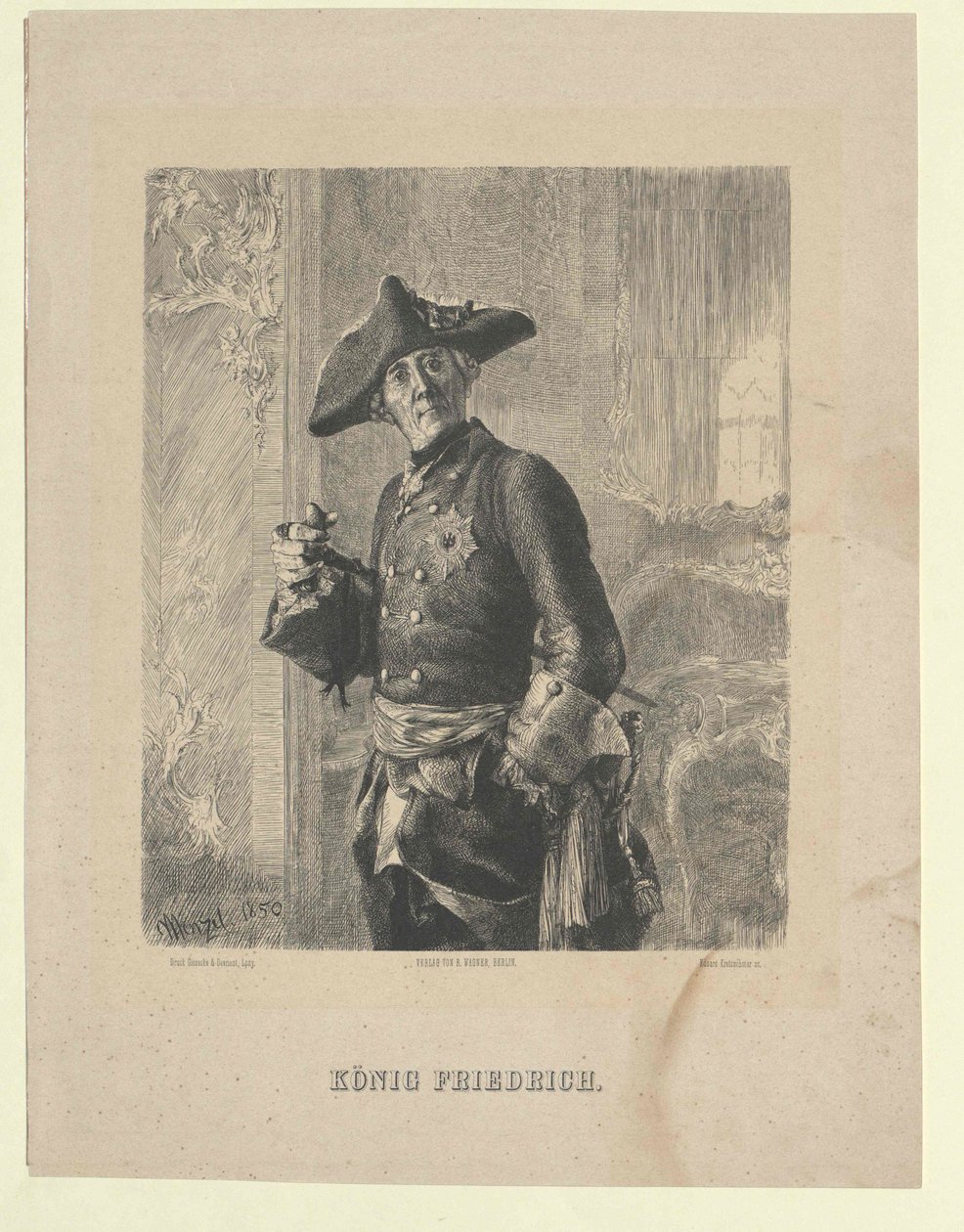Rey de Prusia Federico II de Artist Unknown
