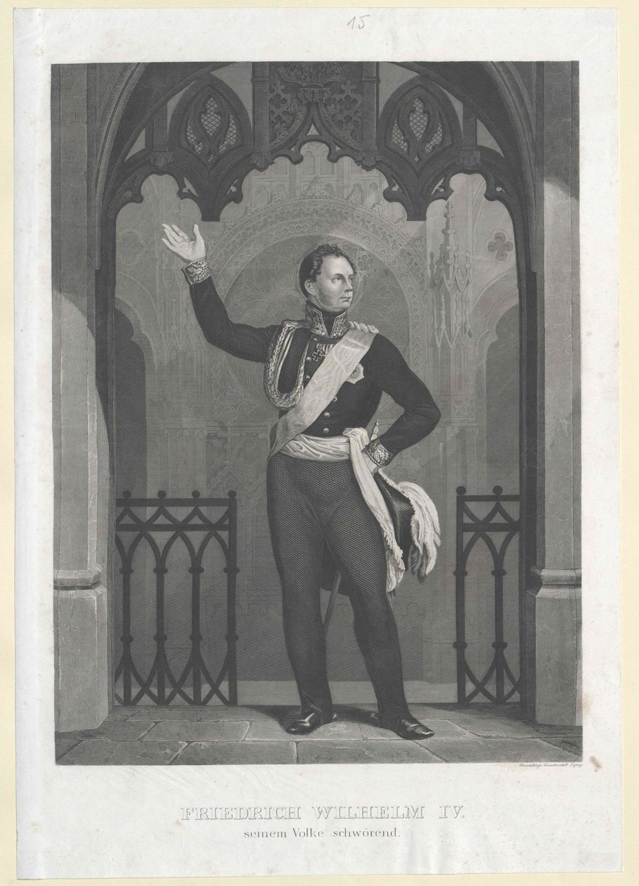 Rey de Prusia Federico Guillermo IV de Artist Unknown