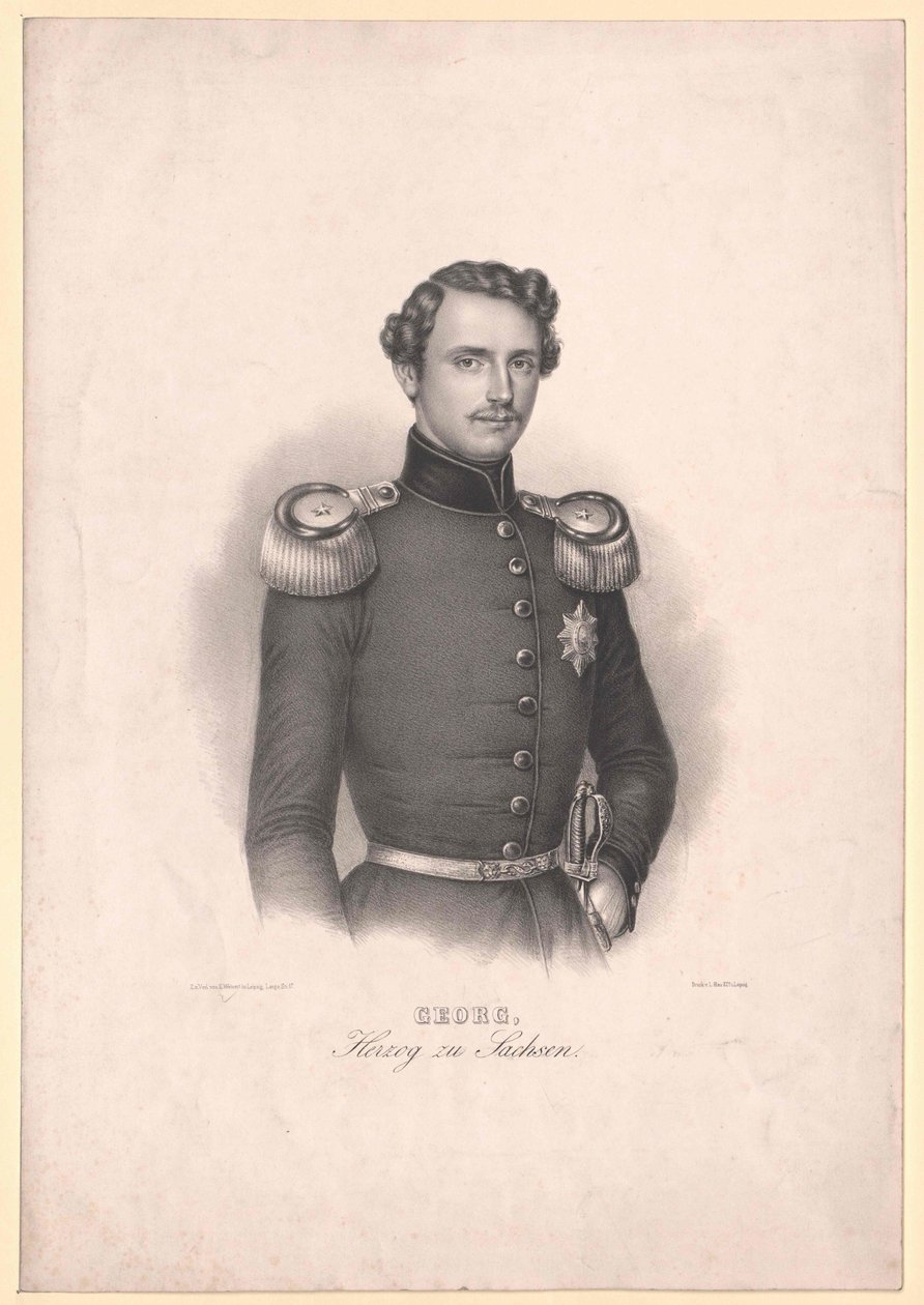 Rey de Sajonia Jorge de Artist Unknown