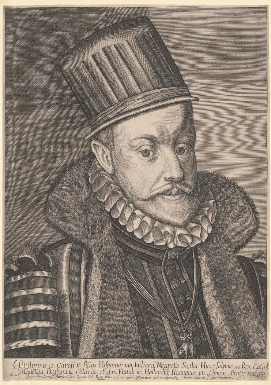 Rey de España Felipe II de Artist Unknown