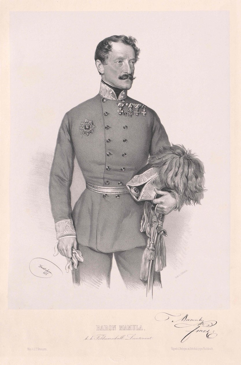Lázaro barón de Mamula de Artist Unknown
