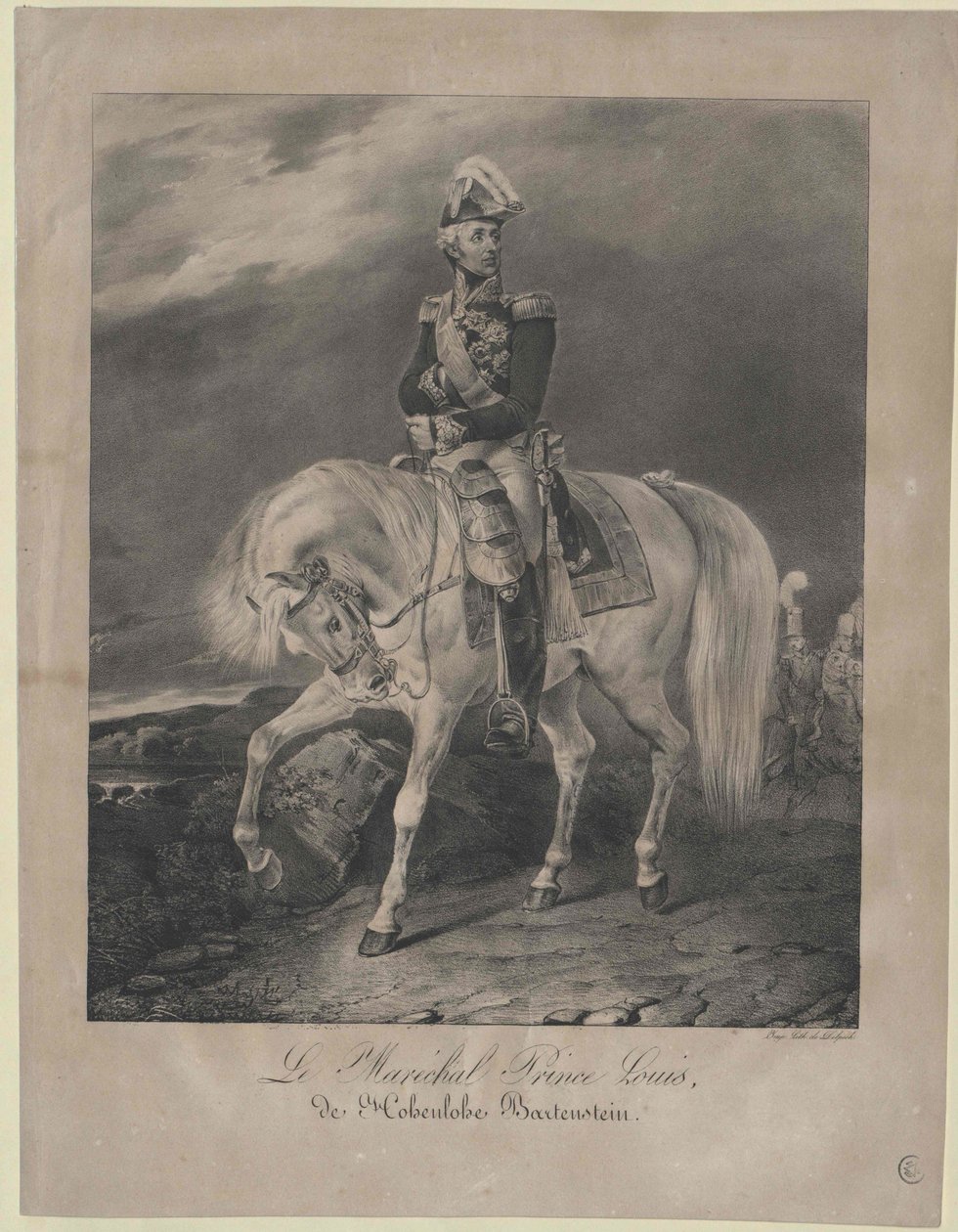 Luis príncipe Hohenlohe-Bartenstein de Artist Unknown