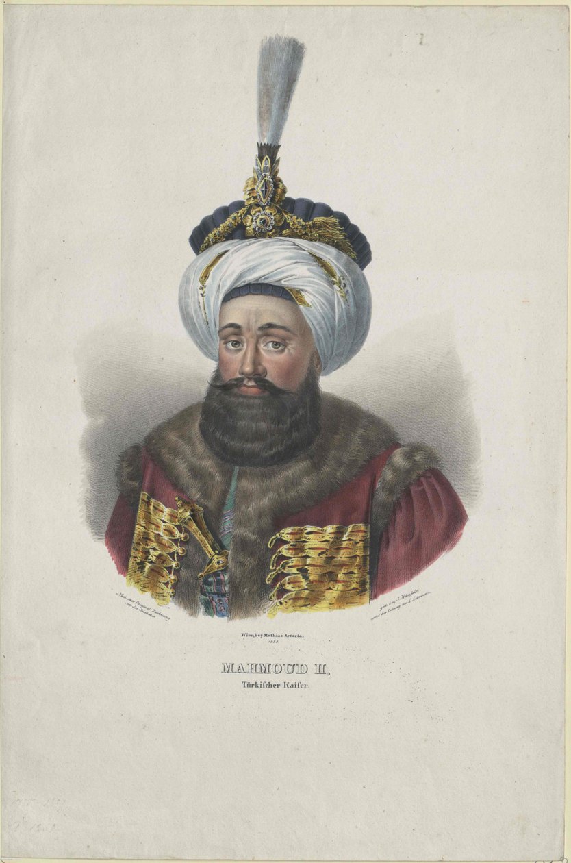 Machmud II Sultán de Turquía de Artist Unknown