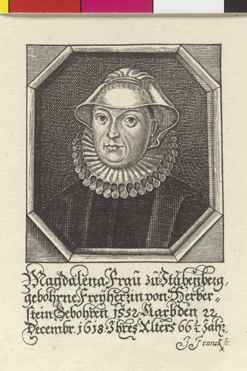 Magdalene Baronesa Herberstein de Artist Unknown