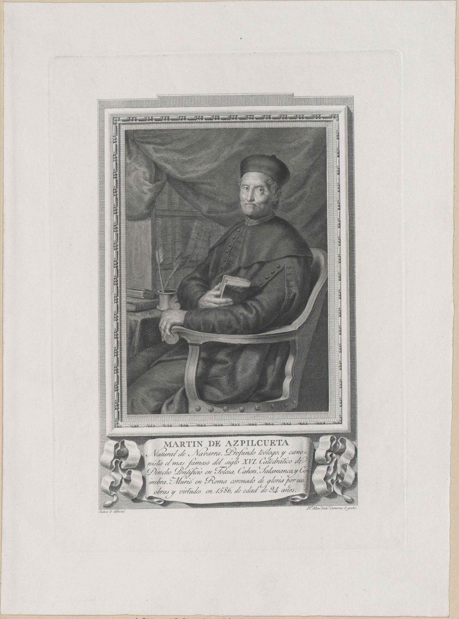 Martín Azpilcueta de Artist Unknown