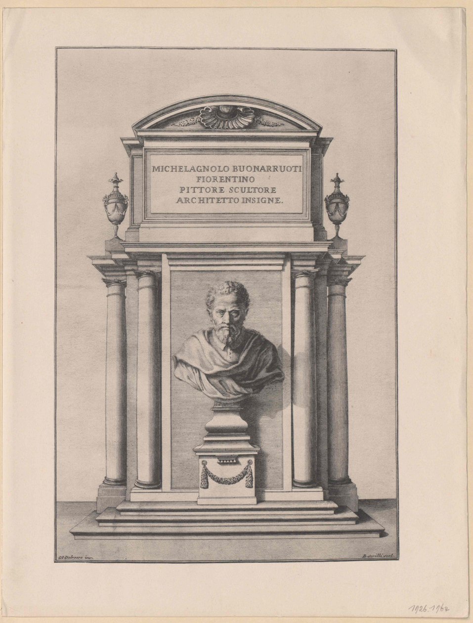 Michelangelo Buonarotti (impresión) de Artist Unknown