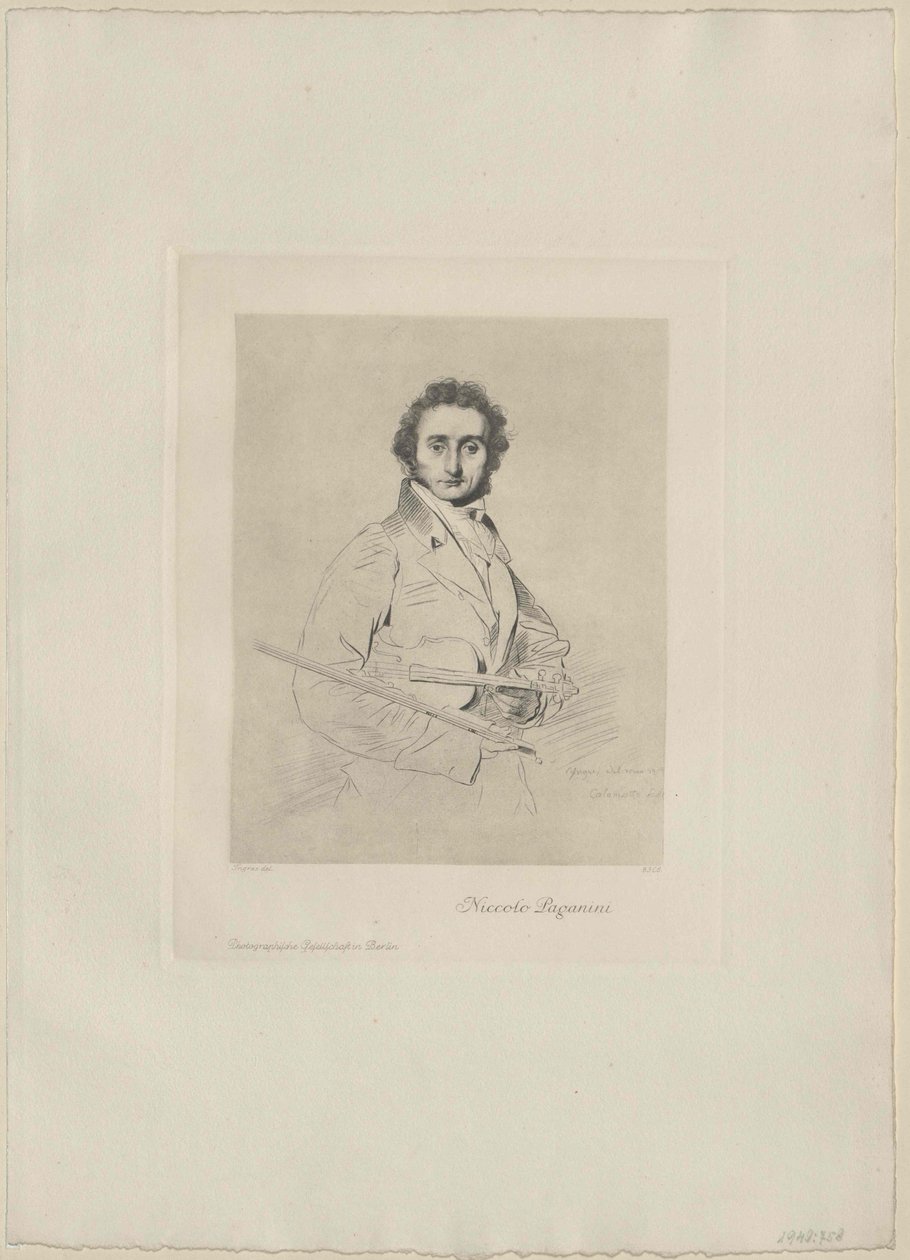 Niccolo Paganini de Artist Unknown