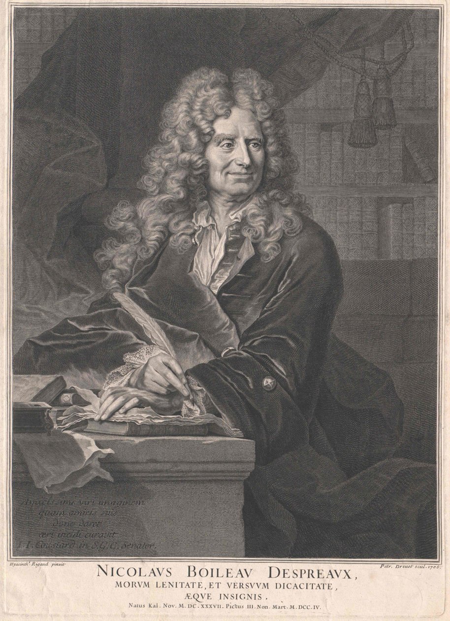 Nicolas Boileau-Despreaux de Artist Unknown
