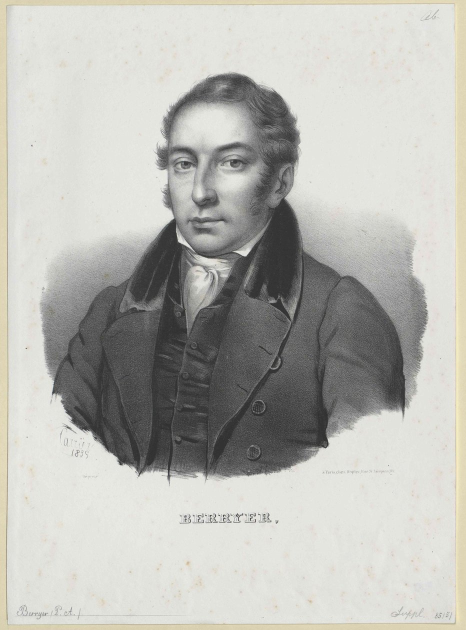 Pierre Antoine Berryer (imprimir) de Artist Unknown