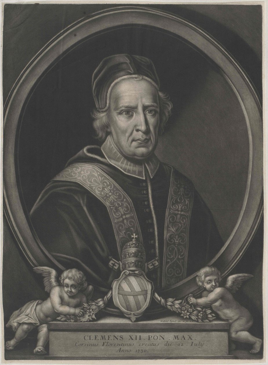 Papa Clemente XII (imprimir) de Artist Unknown