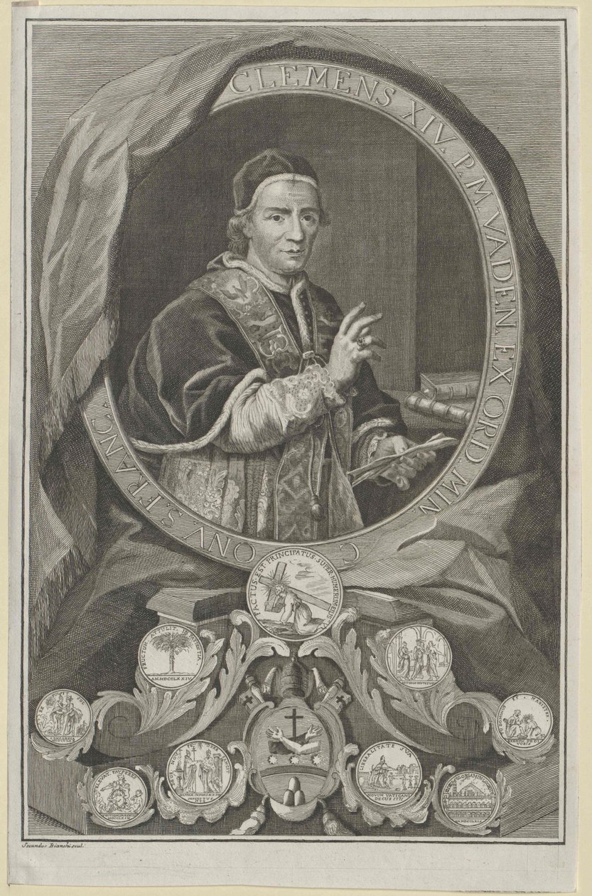 Papa Clemente XIV de Artist Unknown