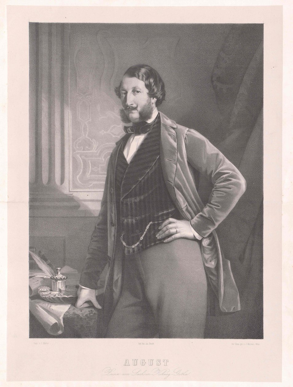 Príncipe de Sajonia-Coburgo-Gotha Augusto de Artist Unknown