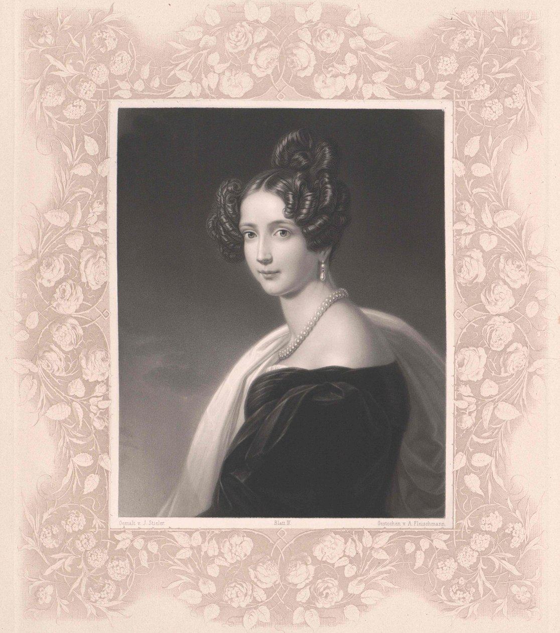Princesa de Baviera Sofía (imprimir) de Artist Unknown