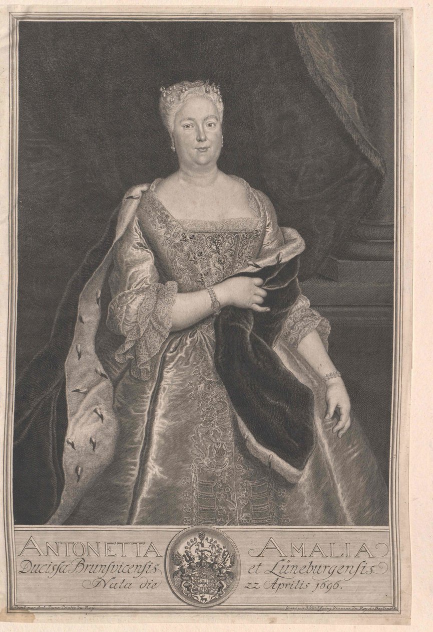 Princesa de Brunswick-Wolfenbuettel Antoinette Amalie de Artist Unknown