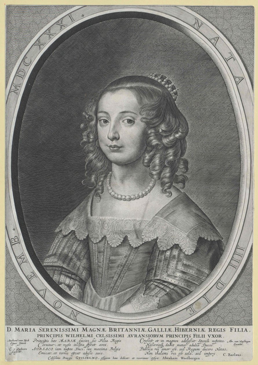 Princesa de Inglaterra María (imprimir) de Artist Unknown