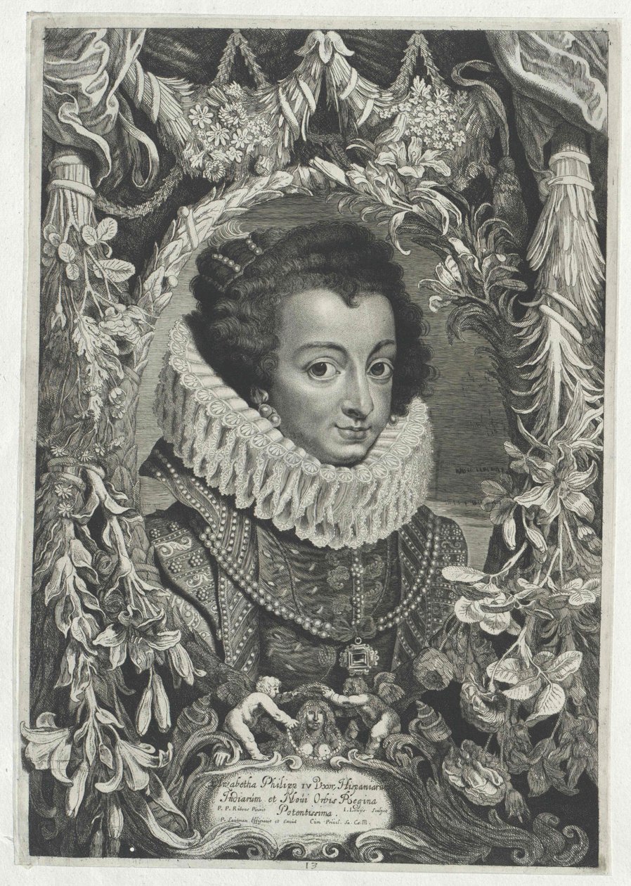 Princesa de Francia Elisabeth (imprimir) de Artist Unknown