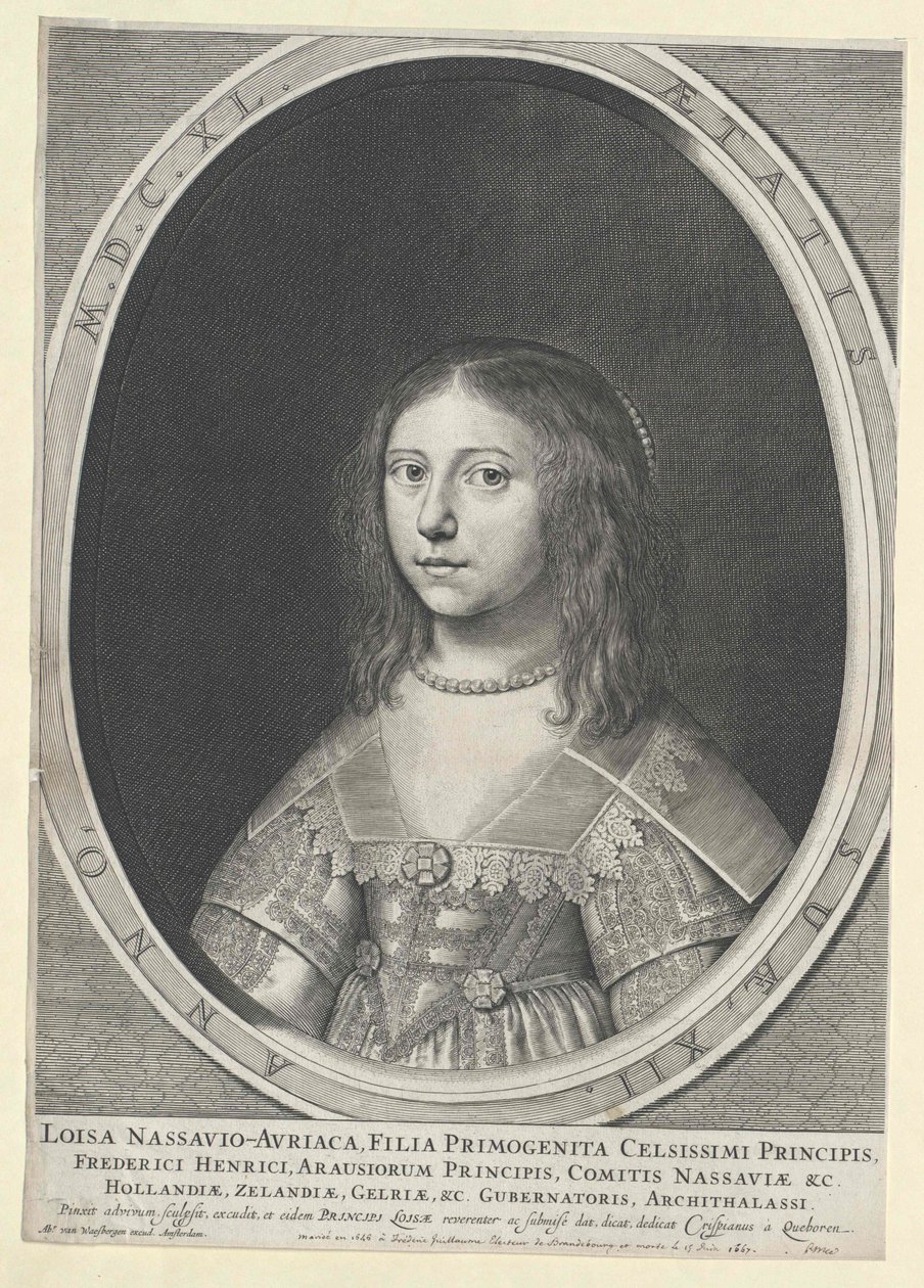 Princesa de Orange Luisa Henriette de Artist Unknown