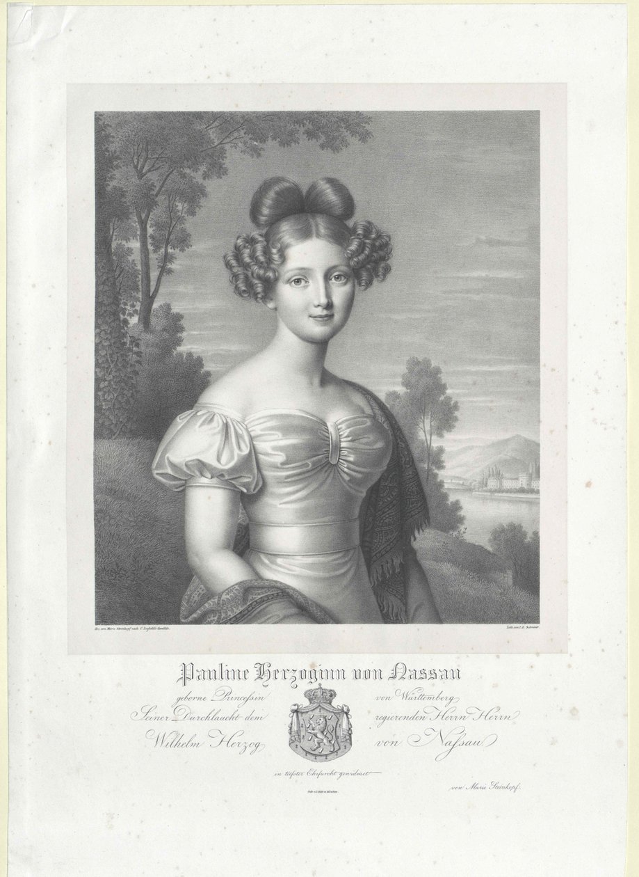 Princesa de Wuerttemberg Pauline de Artist Unknown