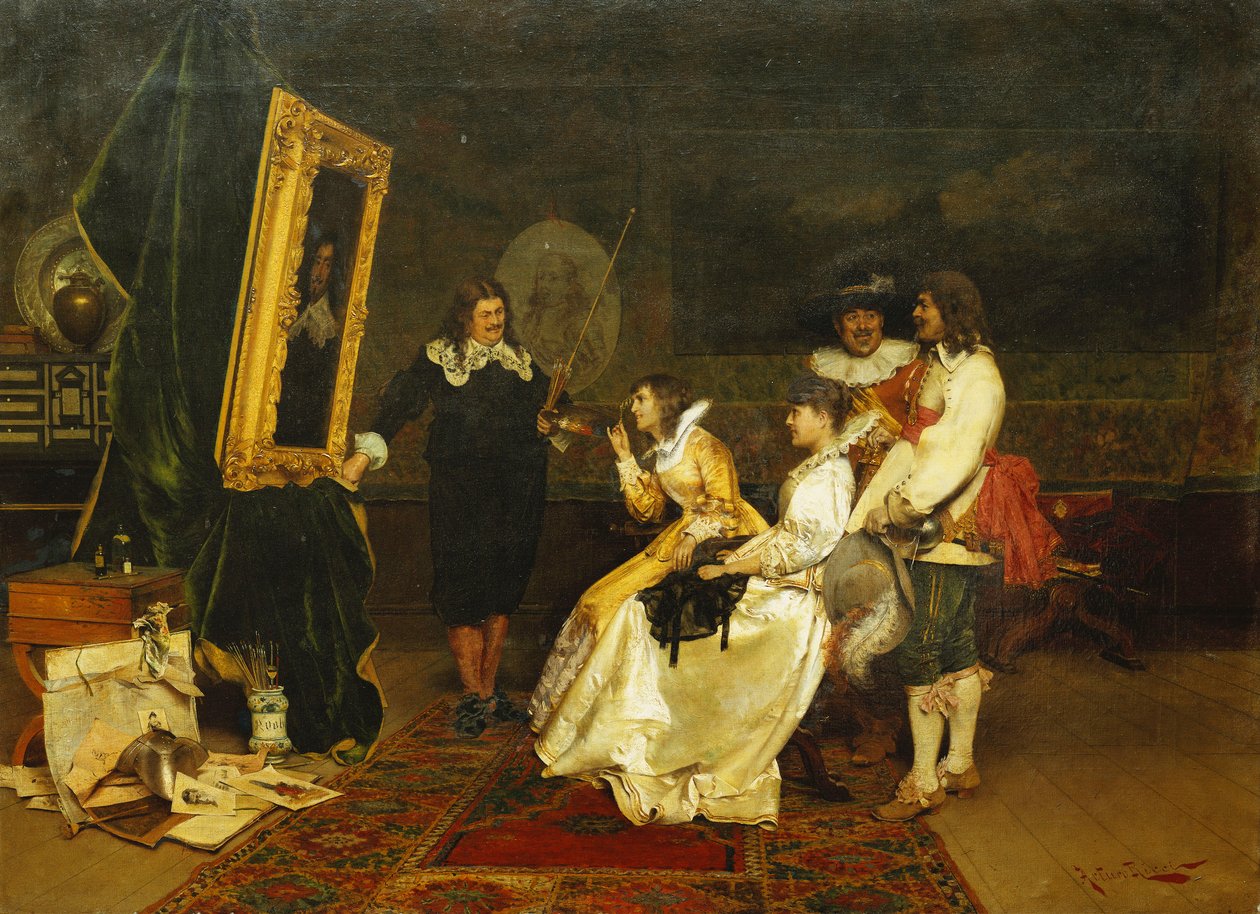 En el estudio de Arturo Ricci