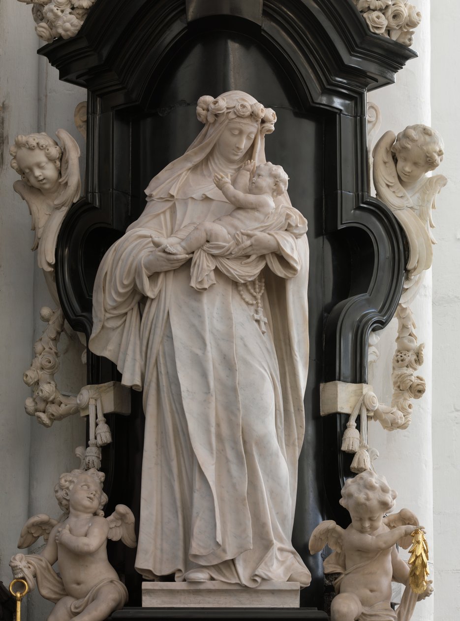 Santa Rosa de Lima (mármol) de Artus I Quellinus