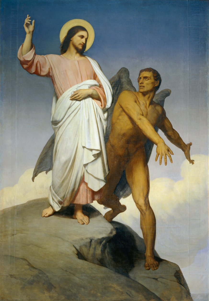 La tentación de Cristo ... de Ary Scheffer