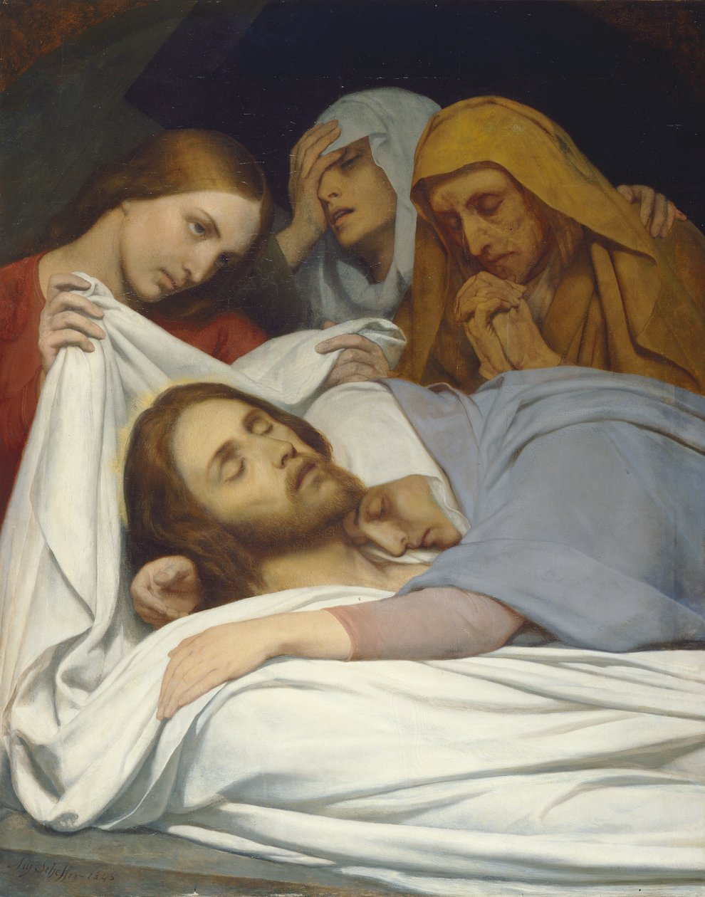 Las Santas Mujeres en el Sepulcro de Ary Scheffer