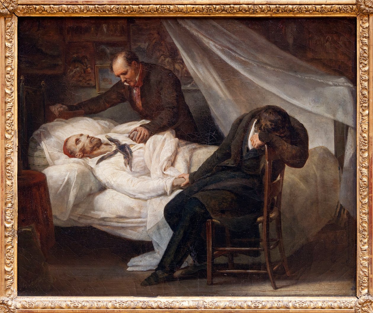 La muerte de Gericault de Ary Scheffer