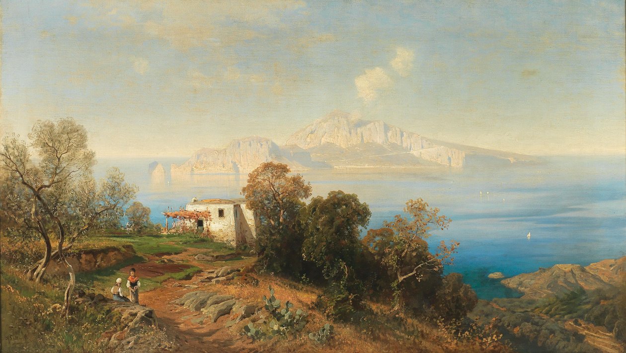 Una vista de Capri de Ascan Lutteroth