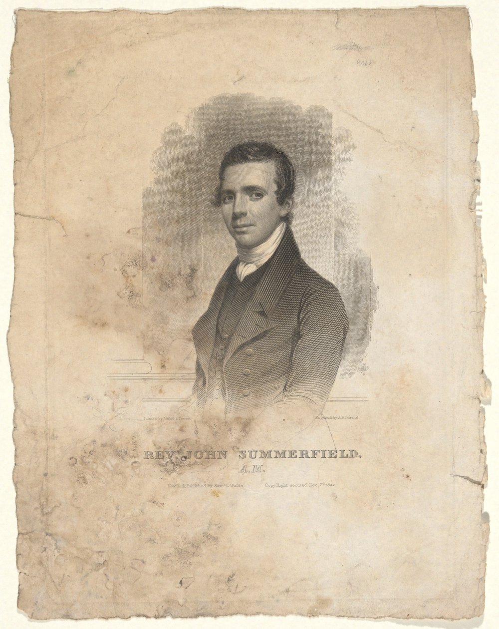 Rev. John Summerfield, AM de Asher Brown Durand