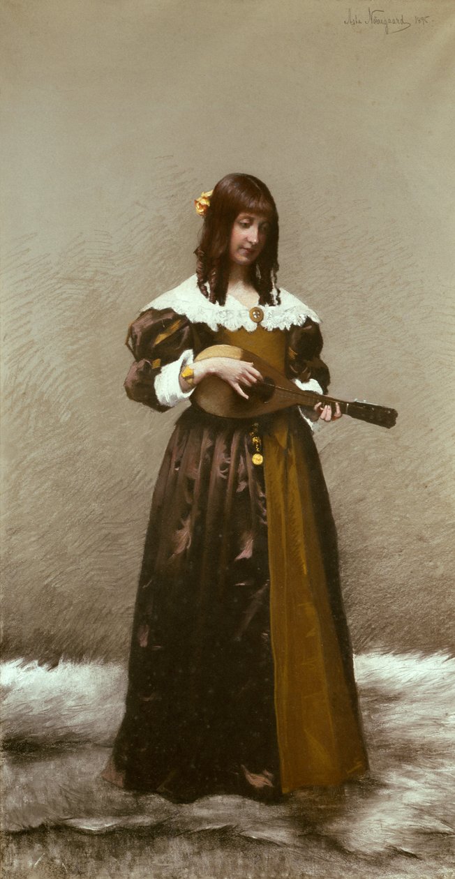 Autorretrato de Asta Nørregaard