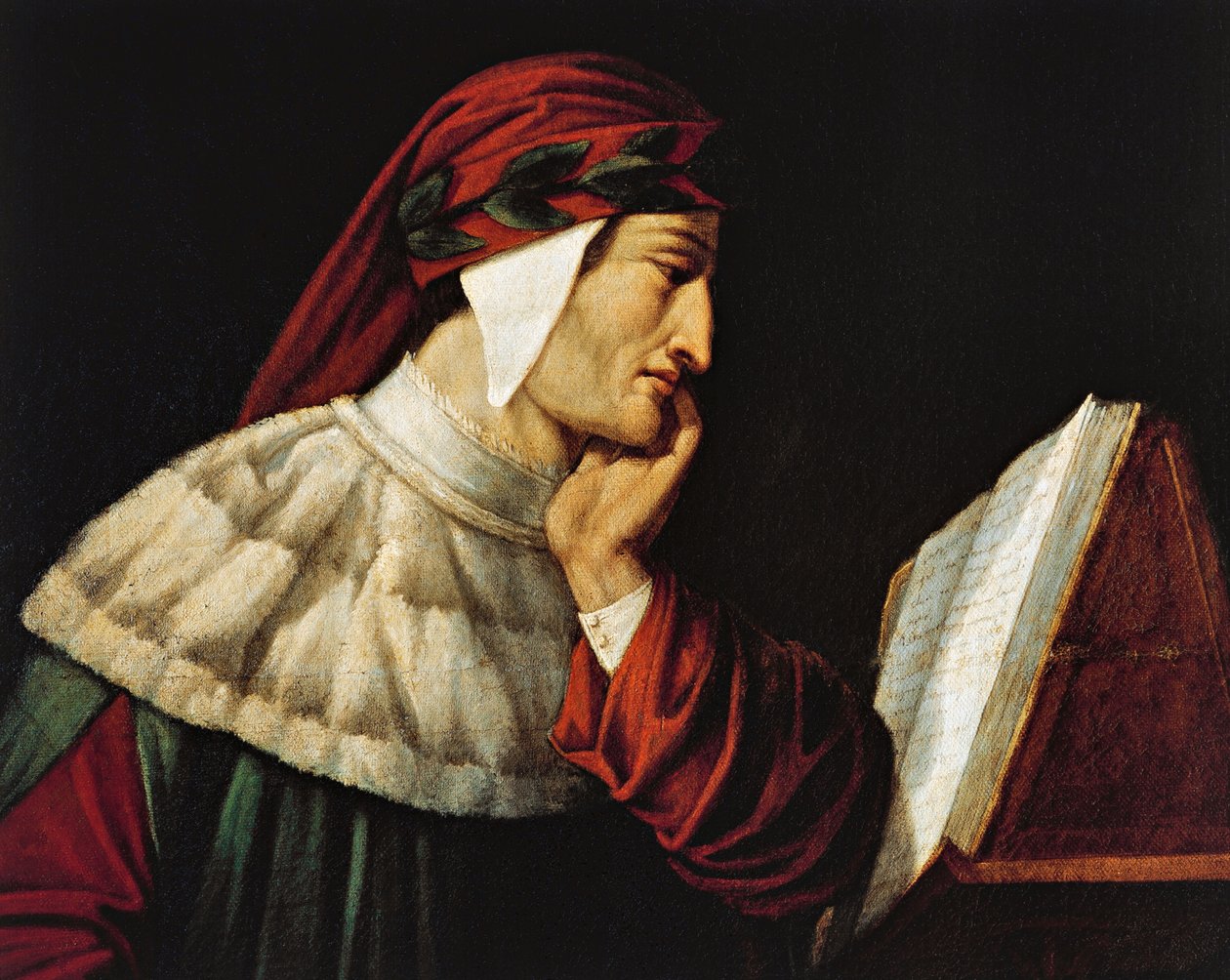 Retrato de Dante Alighieri de Attilio Roncaldier