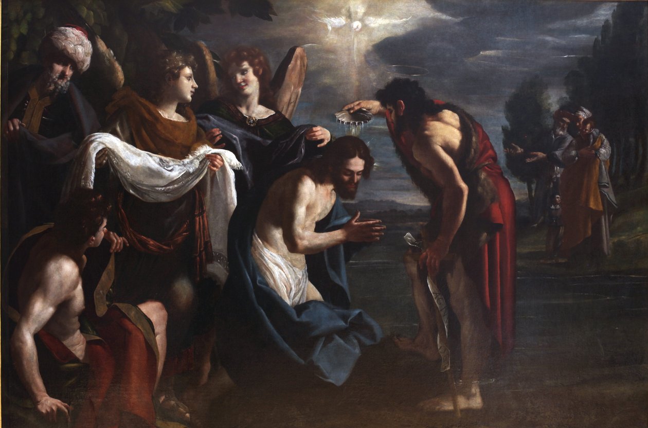 El bautismo de Cristo de Attributed to Emilio Savonanzi