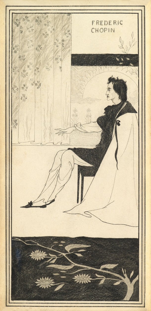 Frédéric Chopin de Aubrey Beardsley