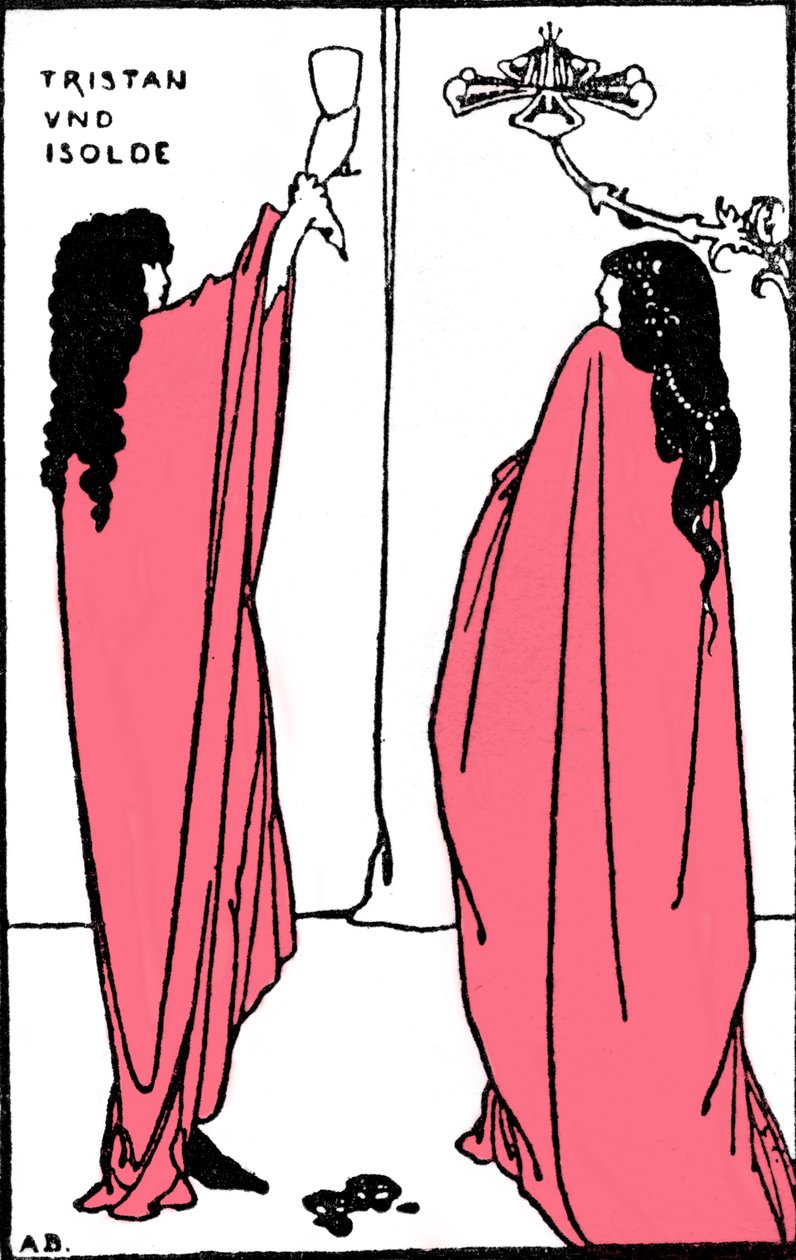 Tristán e Isolda de Richard Wagner de Aubrey Beardsley