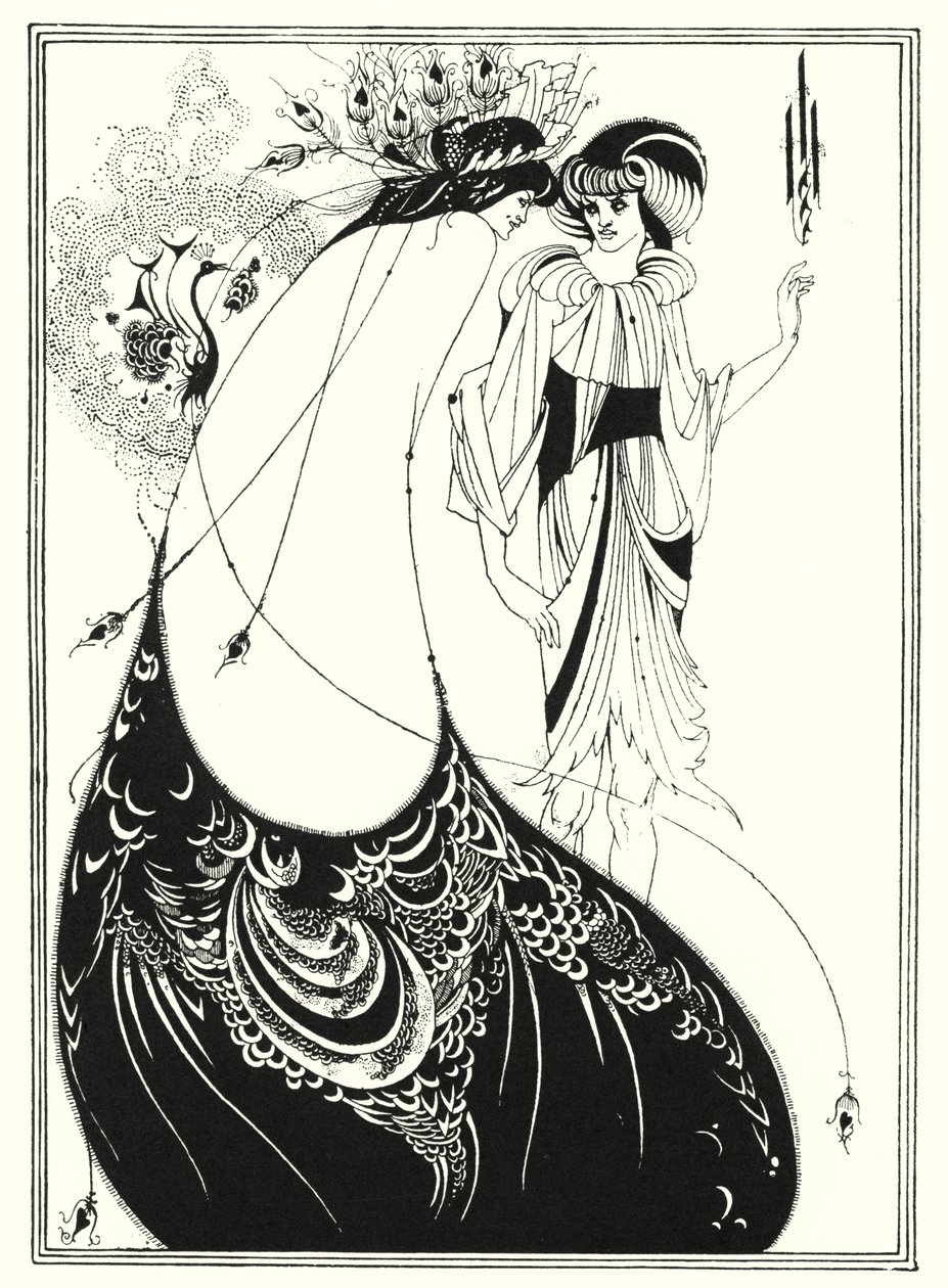 La Falda del Pavo Real de Aubrey (after) Beardsley