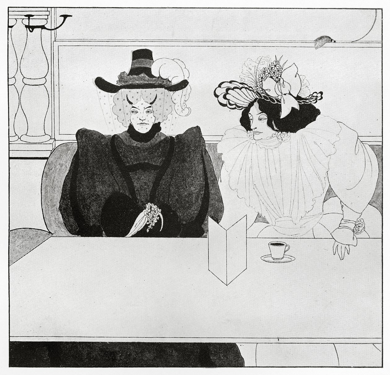 Café Negro, 1895 de Aubrey Beardsley