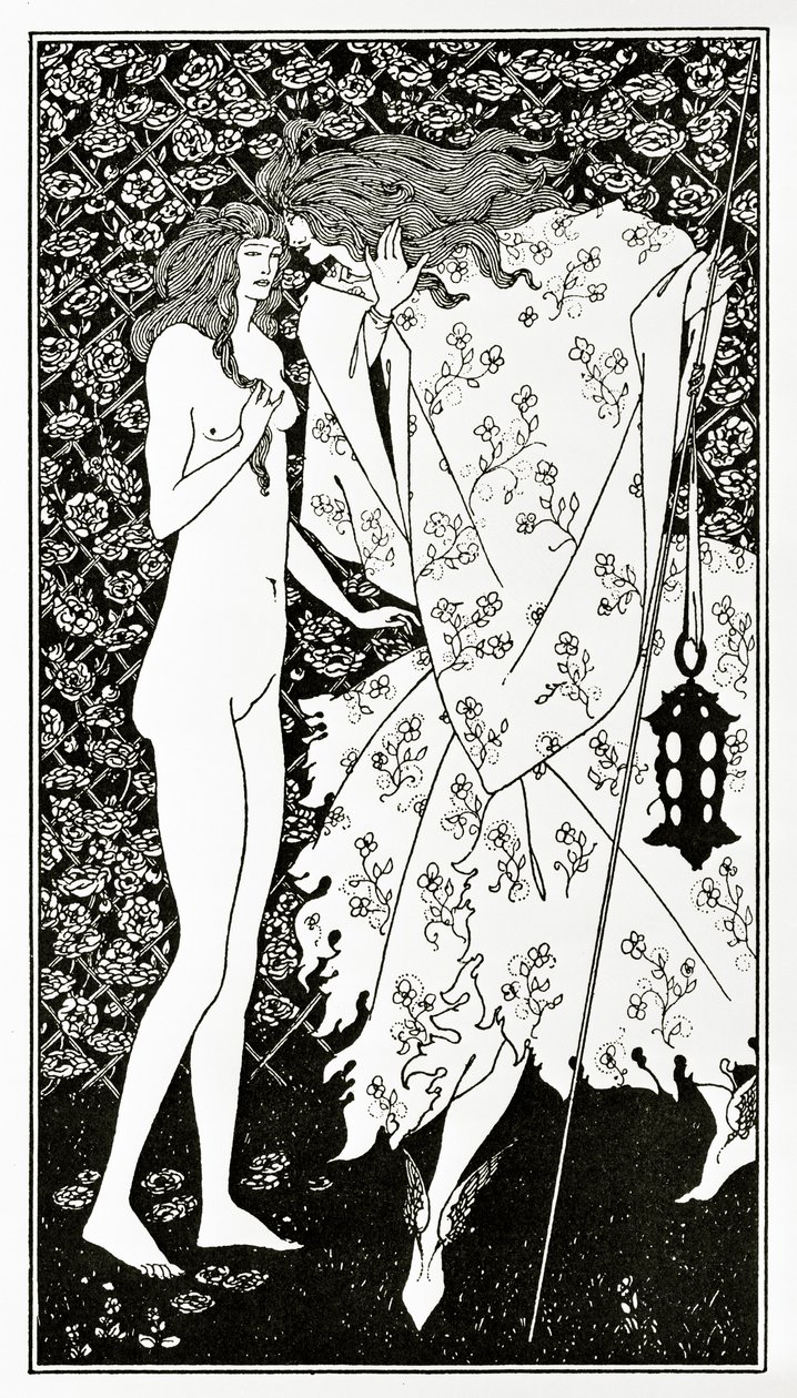 Le Mysterieux Jardin de la Rose, c.1894 de Aubrey Beardsley