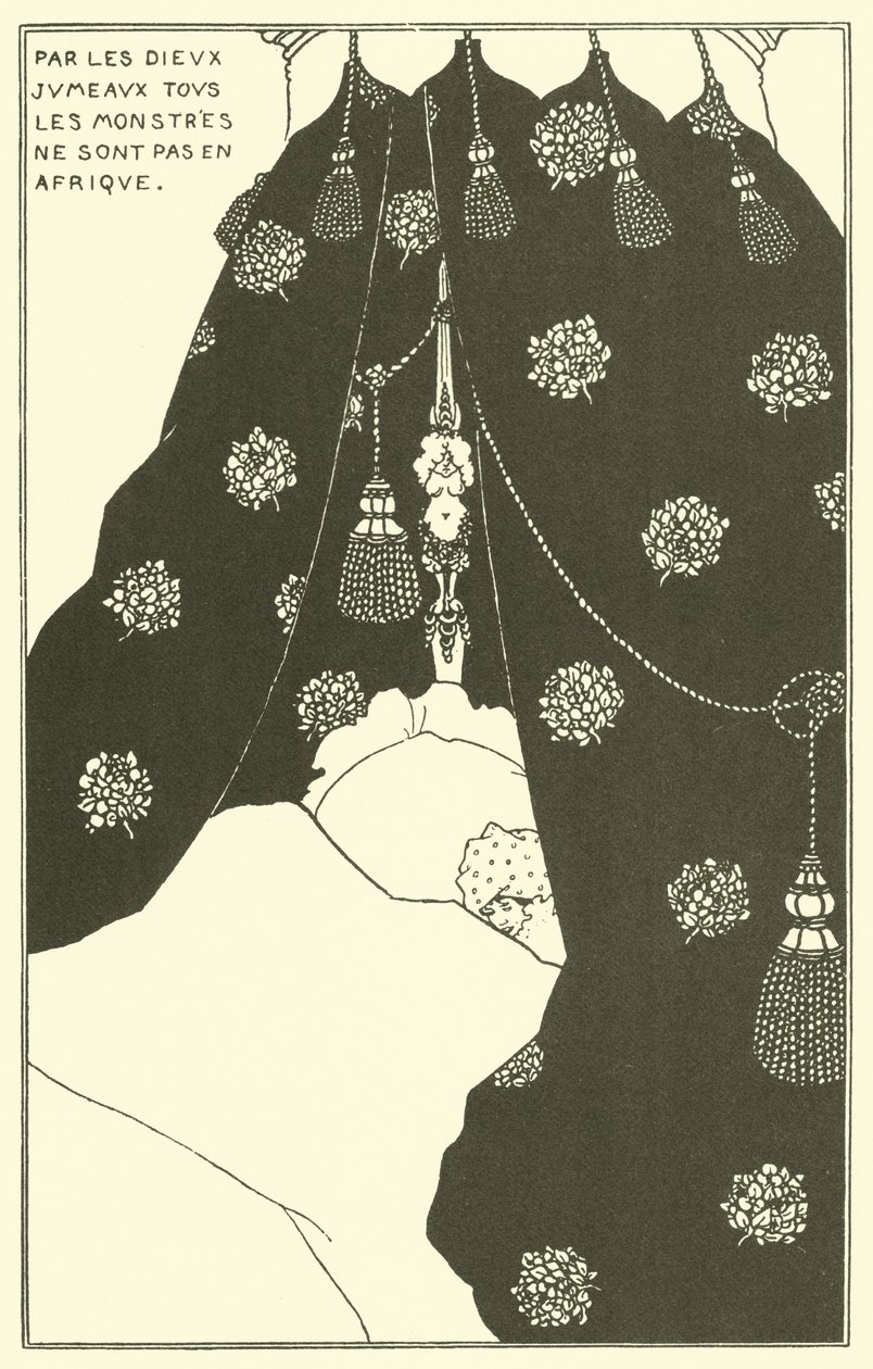 Retrato de sí mismo de Aubrey Beardsley